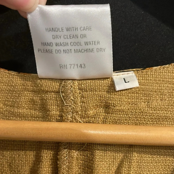 Meeka Trading Co tan tank tunic with slits size Large women’s EUC - Picture 8 of 8